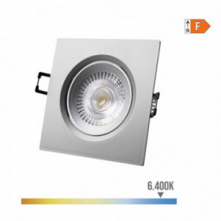 DOWNLIGHT LED ENCASTRÉ CARRÉ 5W 6400K LUMIÈRE FROIDE. CADRE