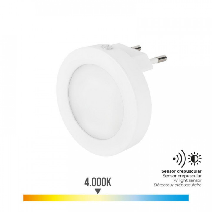 LAMPE NUIT LED 0,5W 5lm 4000K RON. EDM