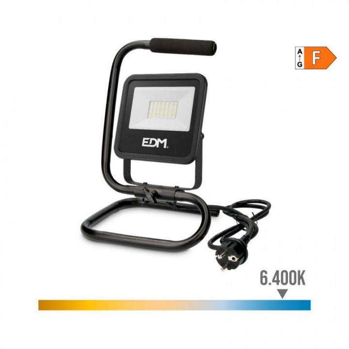 PROJECTEUR LED SUR PIED 30 W, 2370 lm, 6400 K LUMIÈRE FROIDE