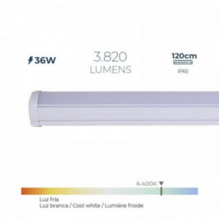 BANDE LED ÉLECTRONIQUE 36 w 6 400 k LUMIÈRE FROIDE 3 820 lm