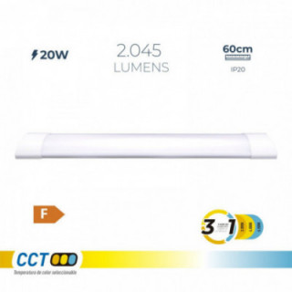 BANDE LED 20 W TEMPÉRATURE DE LUMIÈRE VARIABLE  6500 K / 400