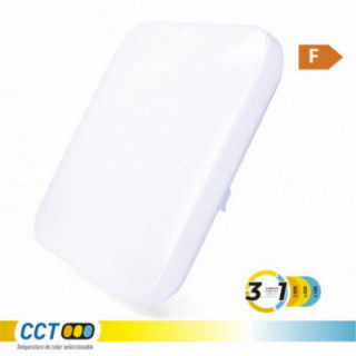 APPLIQUE DE SURFACE LED CARRÉE EXTRA-PLATE 18 W 3CCT 1820 lm