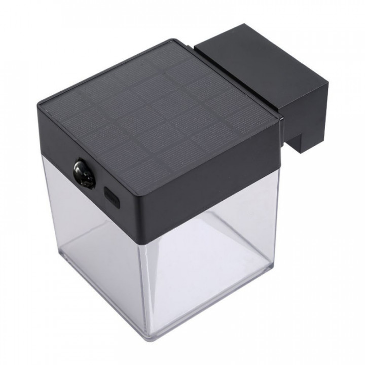 APPLIQUE SOLAIRE CARRÉE 4W 500Lm, 3 000/4 000/6 500K, 3CCT,