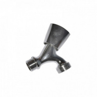 ROBINET LAVE-LINGE BASIC 1 SORTIE V/MÉTAL CHROME 1/2" - 3/4"
