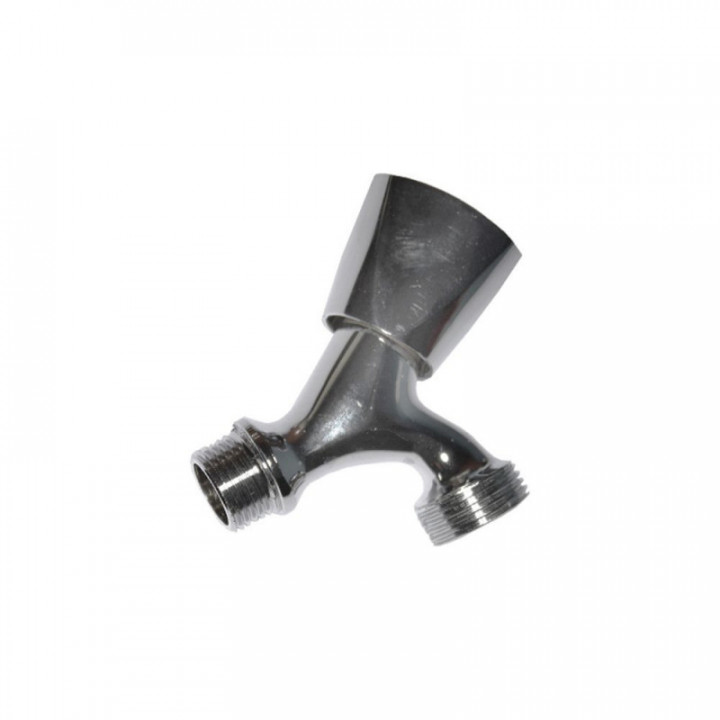 ROBINET LAVE-LINGE BASIC 1 SORTIE V/MÉTAL CHROME 1/2" - 3/4"