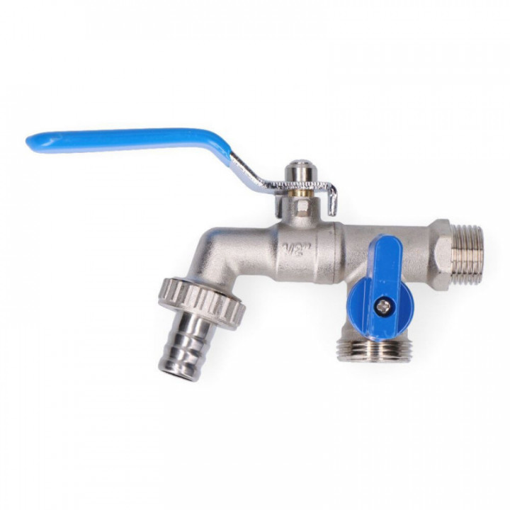RACCORD TUYEAU D'ARROSAGE 1/2" x 3/4" x 3/4"
