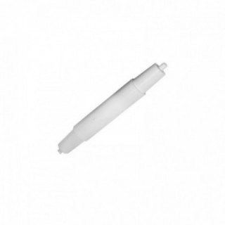 BARRE PORTE-ROULEAUX WC EN PLASTIQUE BLANC 16cm