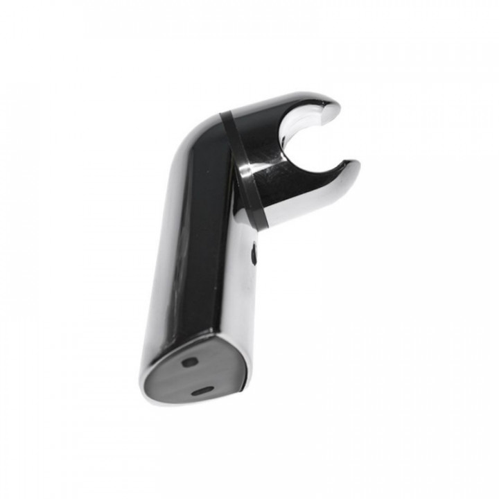 SUPPORT DE DOUCHE CHROME, 5,3 x 3,6 x 10 cm