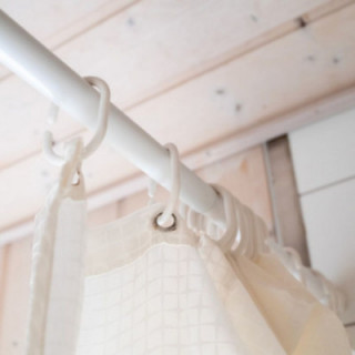 BARRE BLANCHE POUR RIDEAU DE 70 x 100 À 175 cm