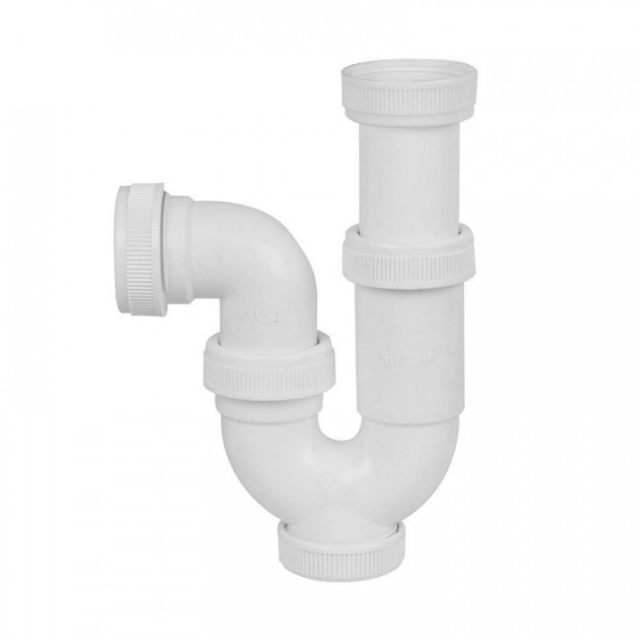 SIPHON COURBE EXTENSIBLE 1" 1/2" SANS VALVE