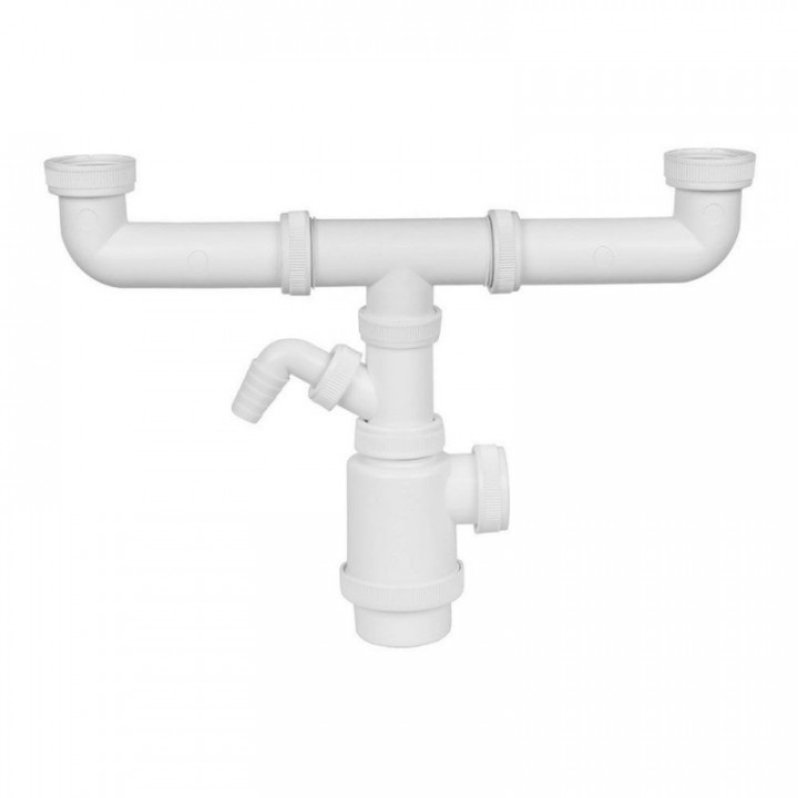 SIPHON DOUBLE DE BOUTEILLE EXTENSIBLE AVEC PRISE DE MACHINE