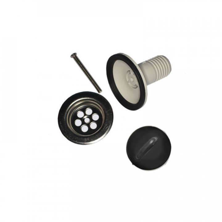 VALVE D´ÉVIER Ø30mm PLASTIQUE EDM