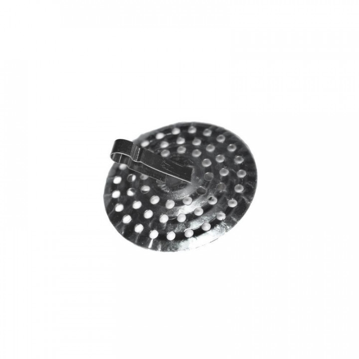 FILTRE DE TOILETTE. ACIER INOXIDABLE. AVEC PINCE (EMBALLAGE)