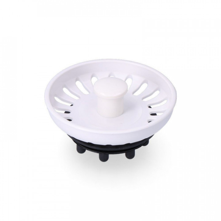 GRILLE DE FILTRAGE COULEUR BLANCHE Ø7,7cm (emballage)