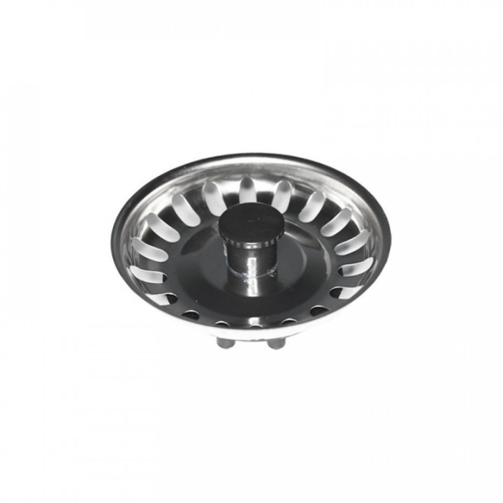 GRILLE DE FILTRAGE COULEUR CHROME Ø7,7cm (emballage)