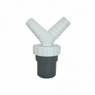 RACCORD DE CONNEXION EN PVC POUR TUBES 1"1/2" 40mm LAVE-VEIS