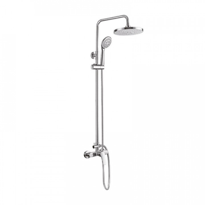 COLONNE BAIGNOIRE AVEC MITIGEUR, DOUCHE CASCADE, FLEXO ET PO