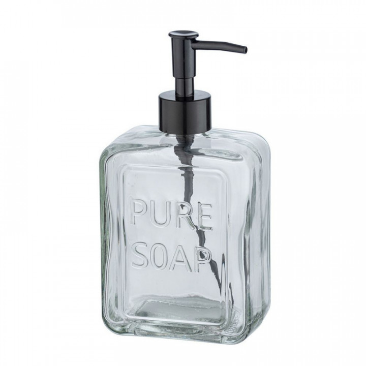 PURE SOAP DISTRIBUTEUR DE SAVON TRANSPARENT 24714100 WENKO