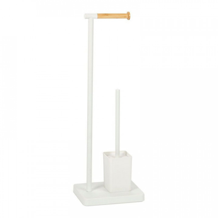 PORTE-ROULEAU DE BROSSE WC EN MÉTAL BLANC BA72127 ANDREA HOU