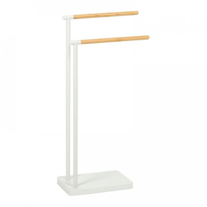 PORTE-SERVIETTES SUR PIED EN MÉTAL BLANC 30x20x78cm BA72128