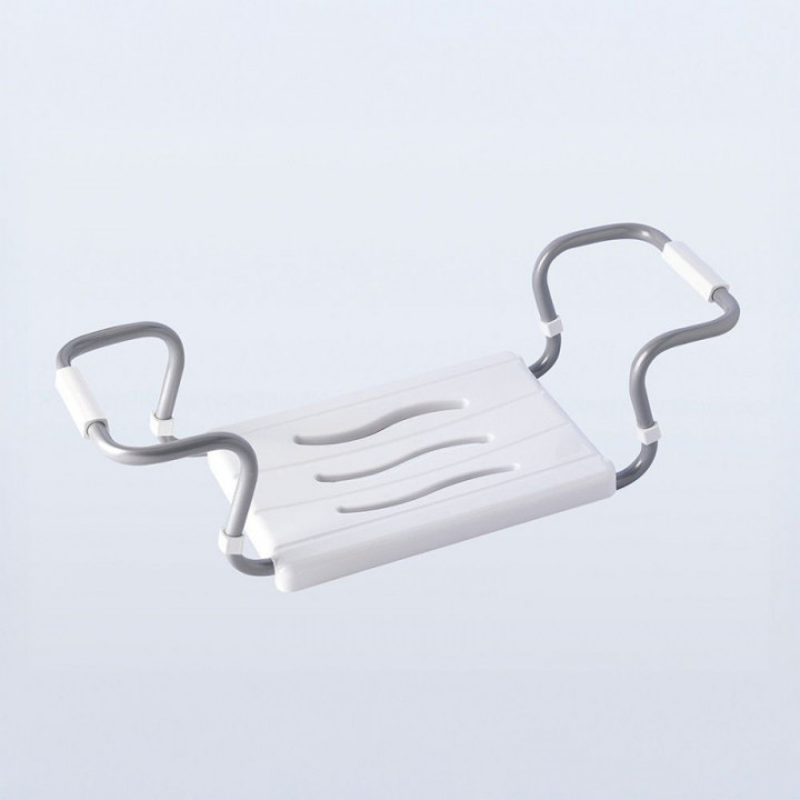 SIÈGE DE BAIN RÉGLABLE (MINIMUM 55 cm, MAXIMUM 70 cm), BLANC