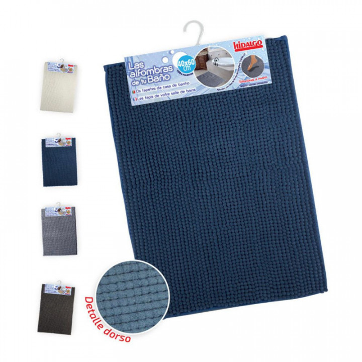 TAPIS DE BAIN SHAGGY, COULEURS ASSORTIES 40 x 60 cm