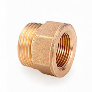 RACCORD MARSEILLE RÉDUIT M-F 3/8" x 1/2" LAITON