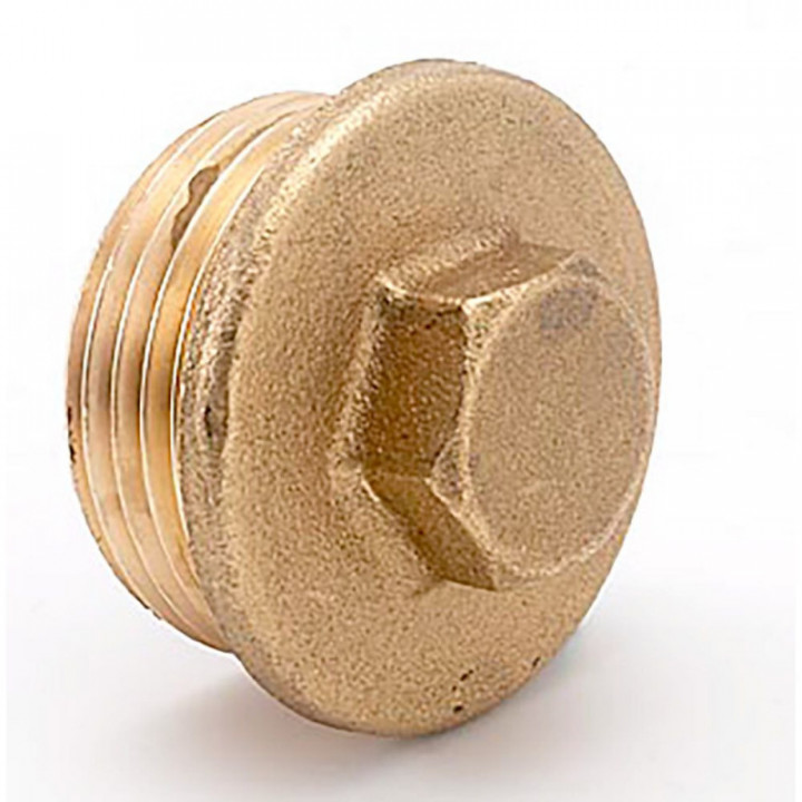 BOUCHON AVEUGLE M 3/4" LAITON