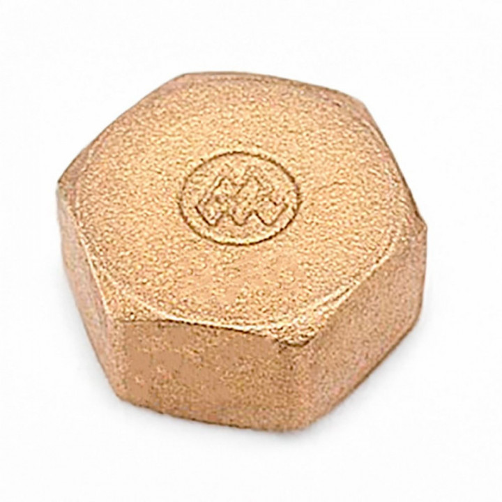 BOUCHON AVEUGLE H 3/8" LAITON