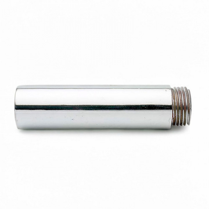 RALLONGE DE ROBINET CHROMÉE. 1/2" x 5 cm