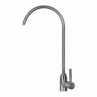 ROBINET D'OSMOSE 1 EAU, ARGENT BROSSÉ