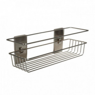 COMMAND PANIER DE BAIN, NICKEL SATINÉ, 32,5 x 9,5 x10 cm, 1