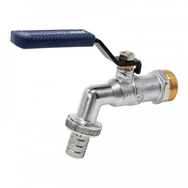ROBINET À BOISSEAU SPHÉRIQUE DE JARDIN PN16 RACCORD TUYAU EX