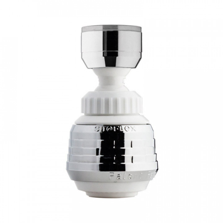 ATOMISEUR DOUBLE FONCTION, CHROME-BLANC, BLUE LINE