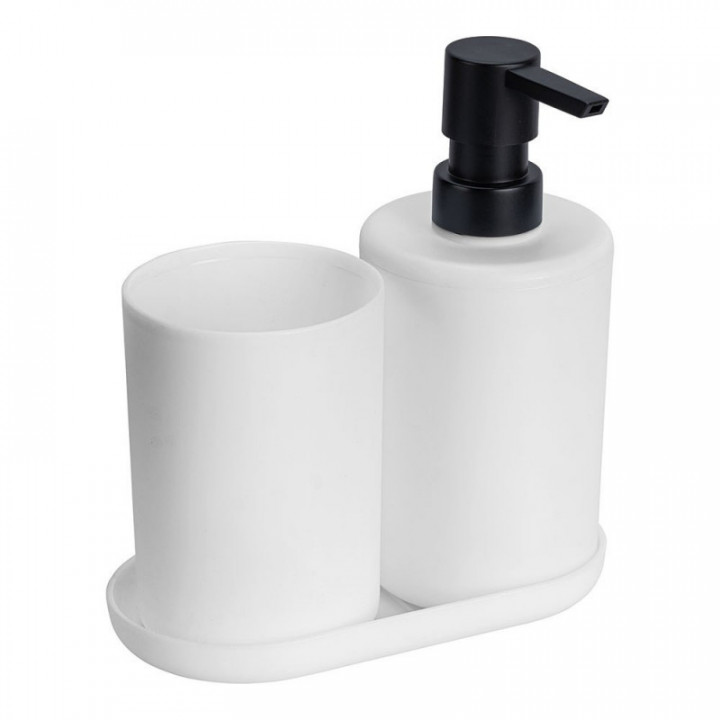 ENSEMBLE DE SALLE DE BAIN, FANO, BLANC, 3 PIÈCES