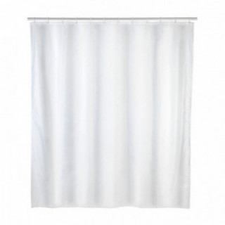 RIDEAU DE DOUCHE EN PEVA, BLANC, 120 x 200 cm