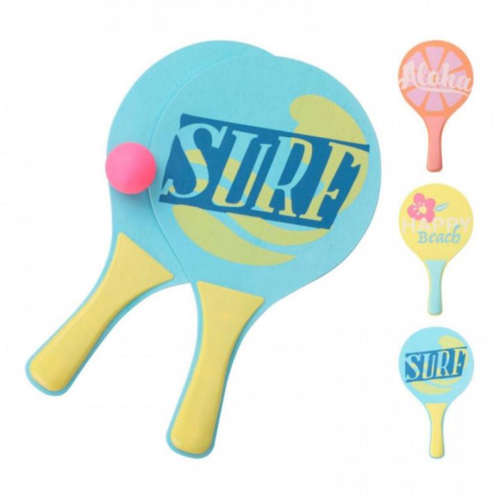 RAQUETTES DE PLAGE AVEC BALLE, MODÈLES VARIÉS