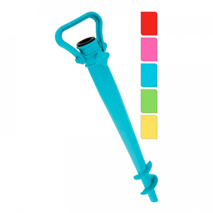 PIQUET PLASTIQUE POUR PARSOL 41cm COULEURS ASSORTIES COULEUR