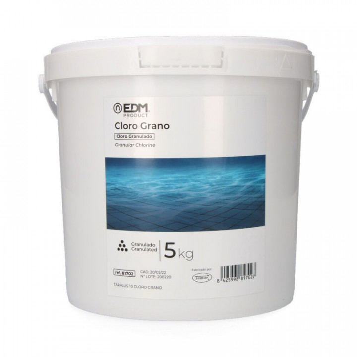 CHLORE GRANULÉ, BOÎTE DE 5 kg