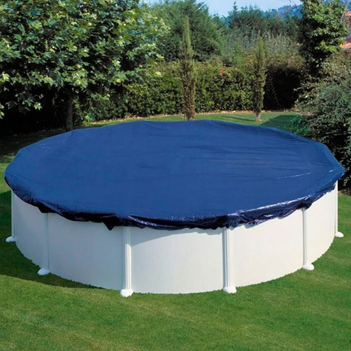 COUVERTURE DE PISCINE RONDE EN ACIER Ø440 cm
