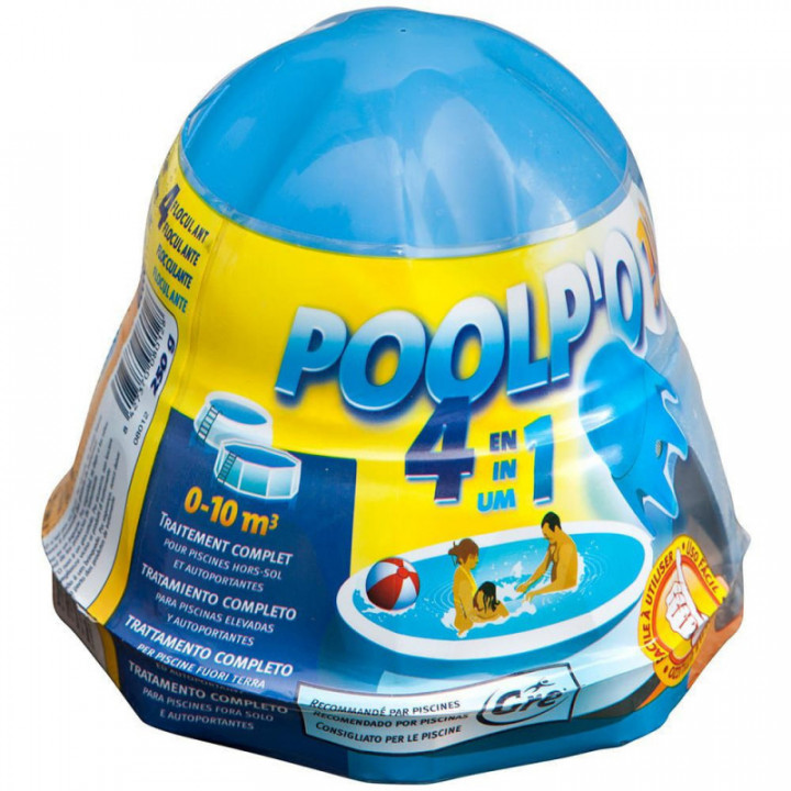 TRAITEMENT POUR PISCINES AMOVIBLES POOLP'O 0 - 10 m³ DE 250