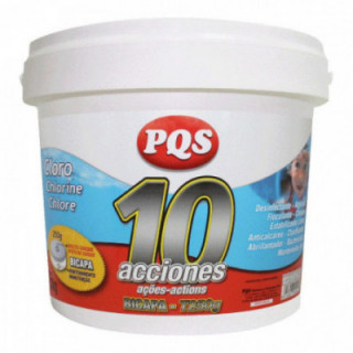 COMPRIMÉS DE CHLORE 10 ACTIONS À DEUX COUCHES, BOÎTE DE 5 kg