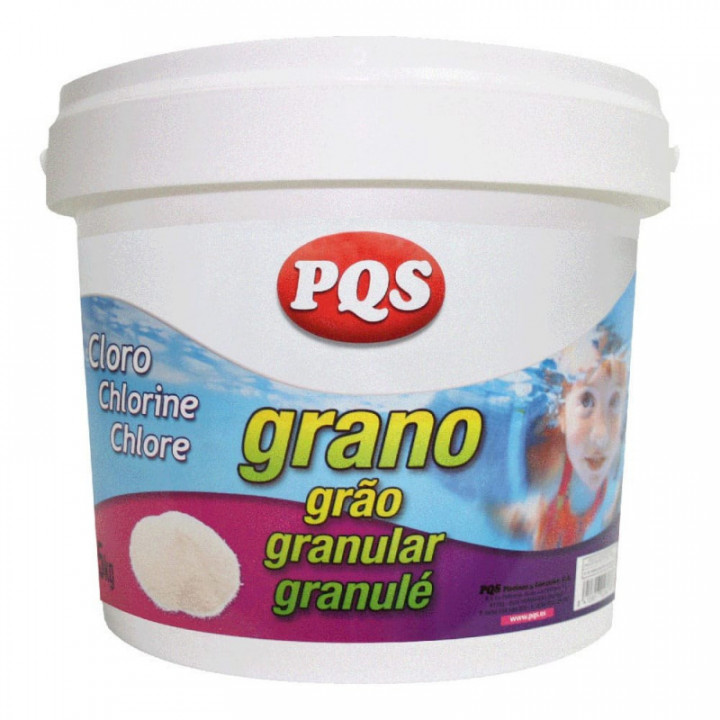 CHLORE GRANULÉ, BOÎTE DE 5 kg