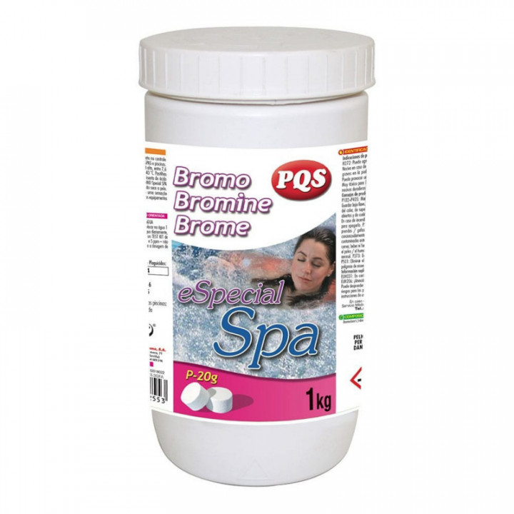 BROME DÉSINFECTANT SANS CHLORE, GALETS DE 20 g, POT DE 1 kg