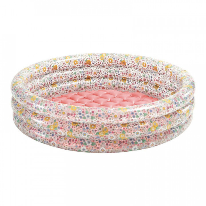 PISCINE GONFLABLE POUR ENFANTS, MOTIF FLORAL, Ø86 x 25 cm