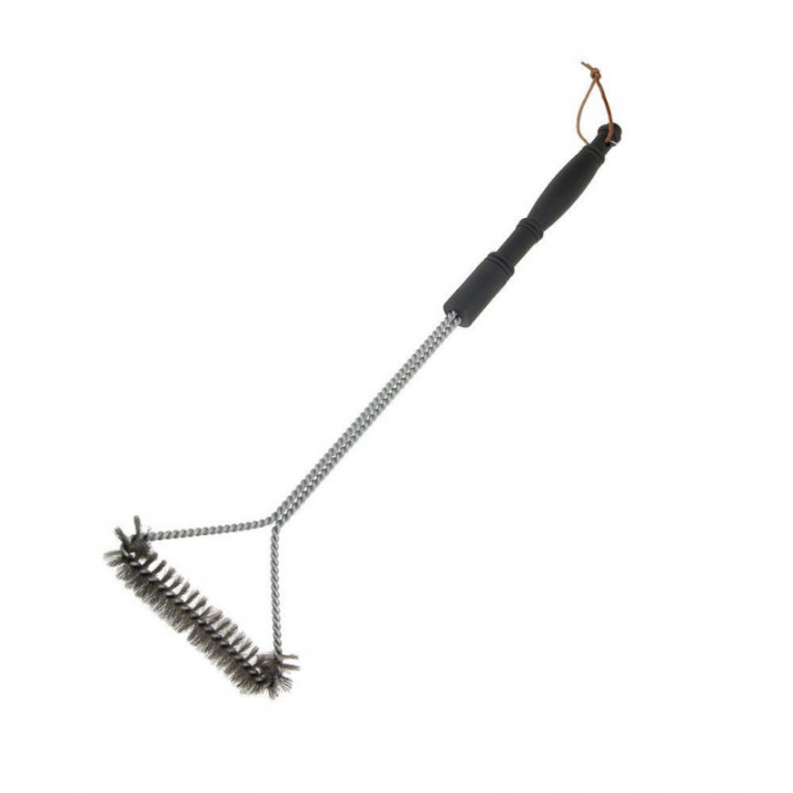 BROSSE À BARBECUE EN MÉTAL AVEC MANCHE, 16,3 x 54,5 cm