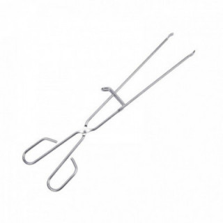 PINCE À BARBECUE EN ACIER INOXYDABLE AVEC BUTÉE, 45 cm