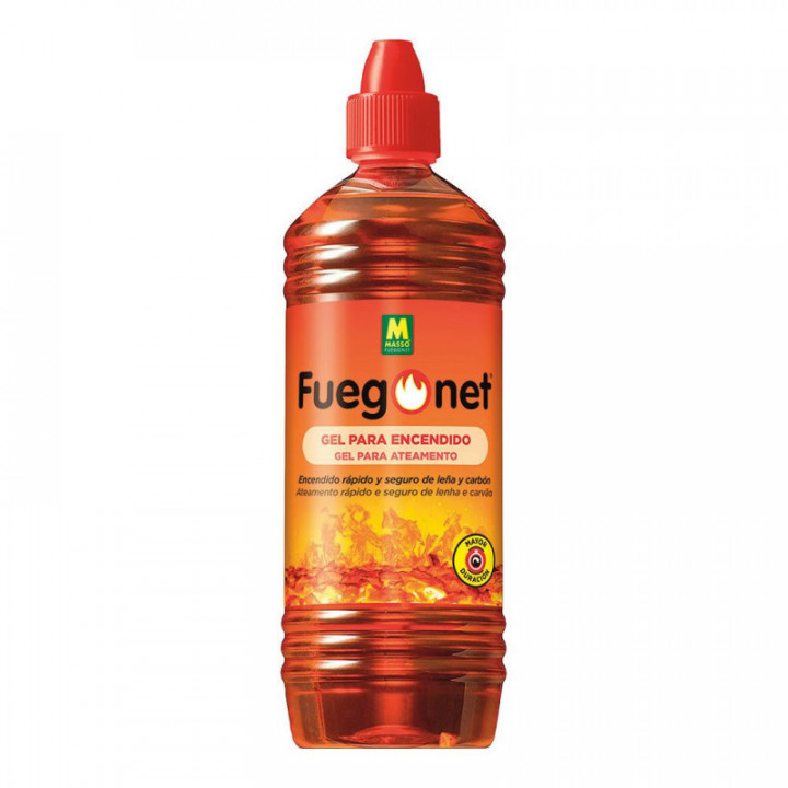 GEL ALLUME-FEU POUR BOIS ET CHARBON DE BOIS 1 L