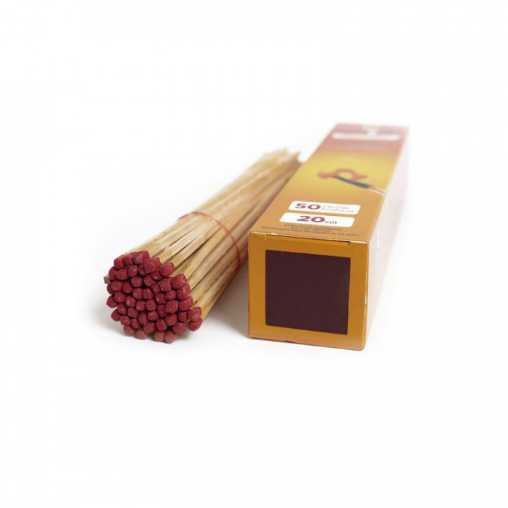 ALLUMETTES LONGUES, 20 cm, 50 units