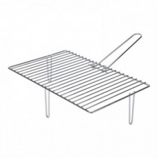 GRILLE DE CHEMINÉE À TROIS PIEDS, 46,6 x 28 cm